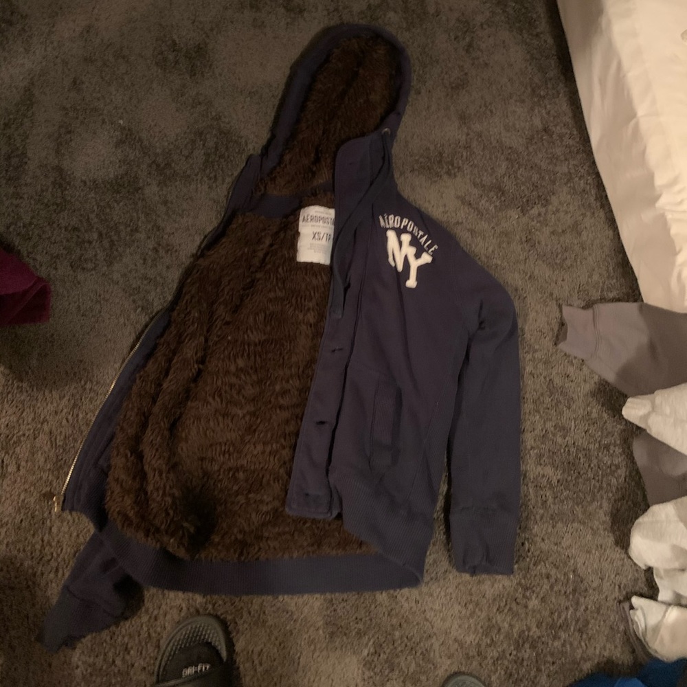XS Aeropostale  fur jacket